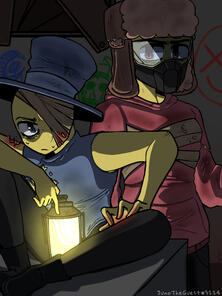 OCs - Blue and Red